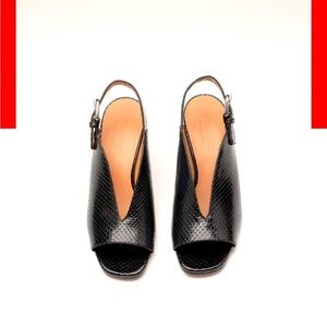Nomasei Baghera Sandals - Embossed Black 36.5